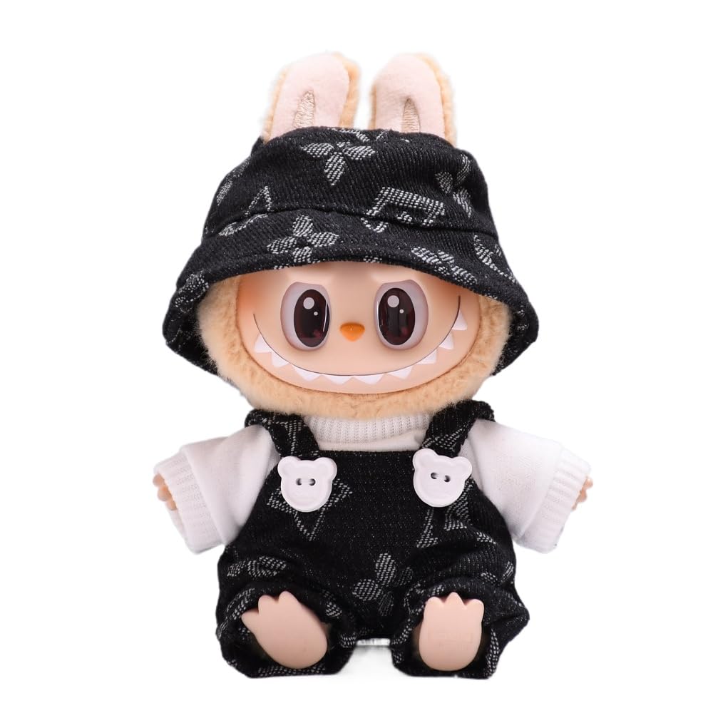 Clothes for Labubu Dolls 17cm Luxury Chic Style High-End Fashion Dolls Accessories Premium Outfit with Accessories