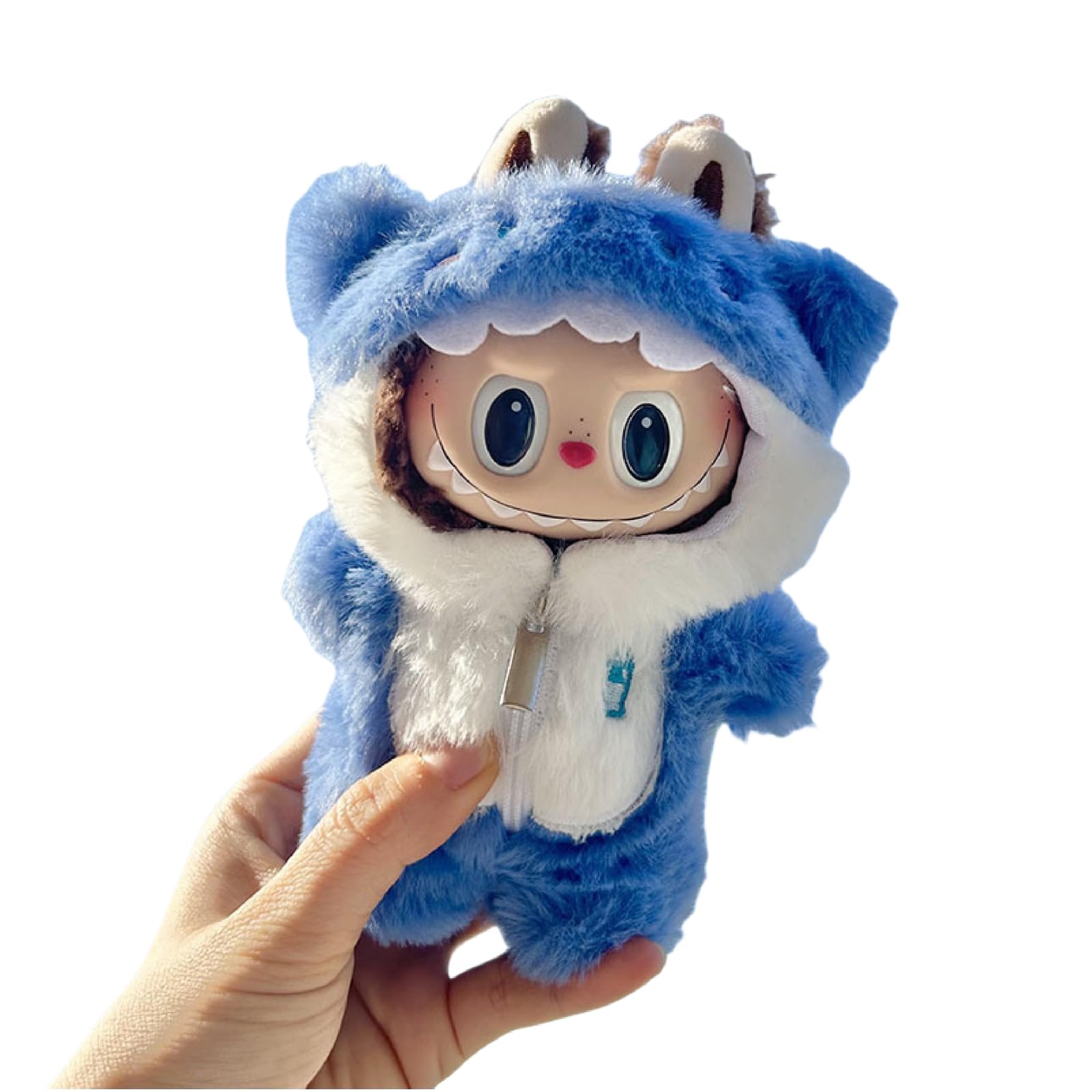 Clothes Set for Labubu Fashion Dolls Clothes Accessories, Outfit Suitable for 6.69inch (17cm) Doll Soft Cotton Clothing Replacement No Doll ONLY Clothes