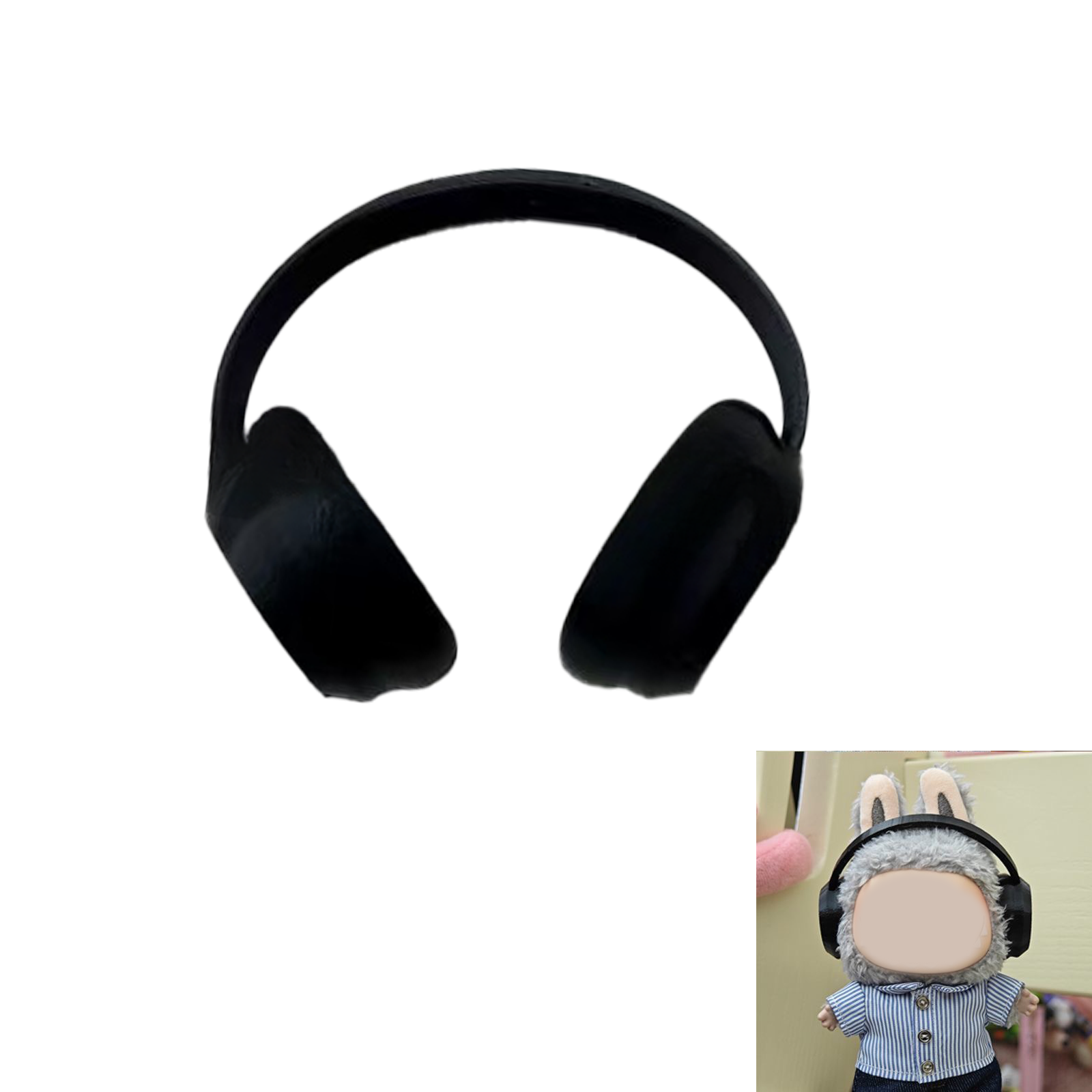 Labubu  Headphones - Customizable Toy Accessory for Labubu Figures, Durable & Stylish Design